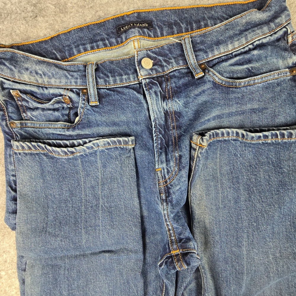 Lucky Brand 410 Athletic Slim Mens 33x32 Blue Stretch Jeans 7M13086 Pico